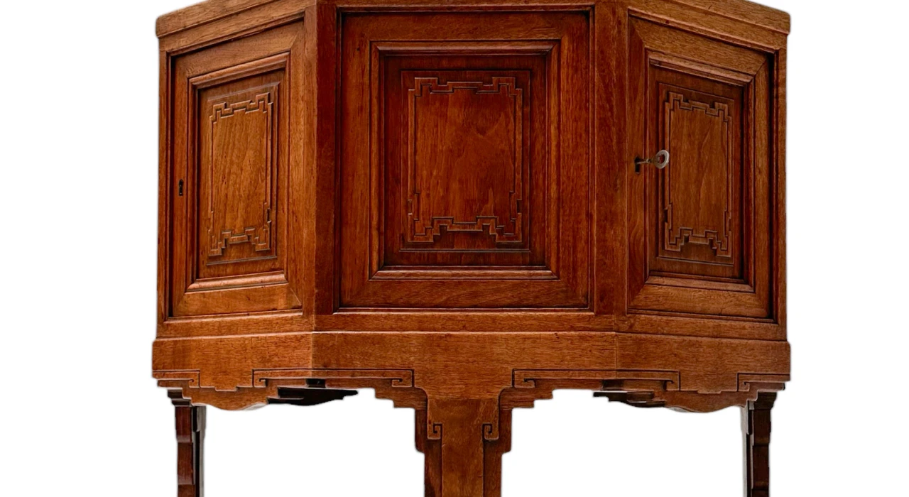 Art Deco Amsterdamse School Coffee Table or Cabinet by Napoleon Le Grand, 1920s